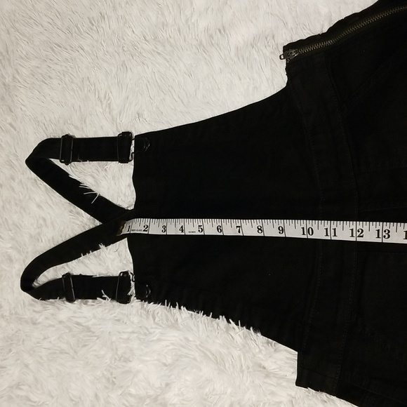 Madewell Cali Demi-Boot Overalls in Black Frost Size Small - Picture 10 of 16